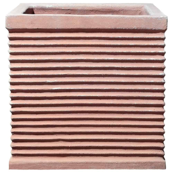 Preview: Quadratischer Blumenkasten mit antiken Kannelluren